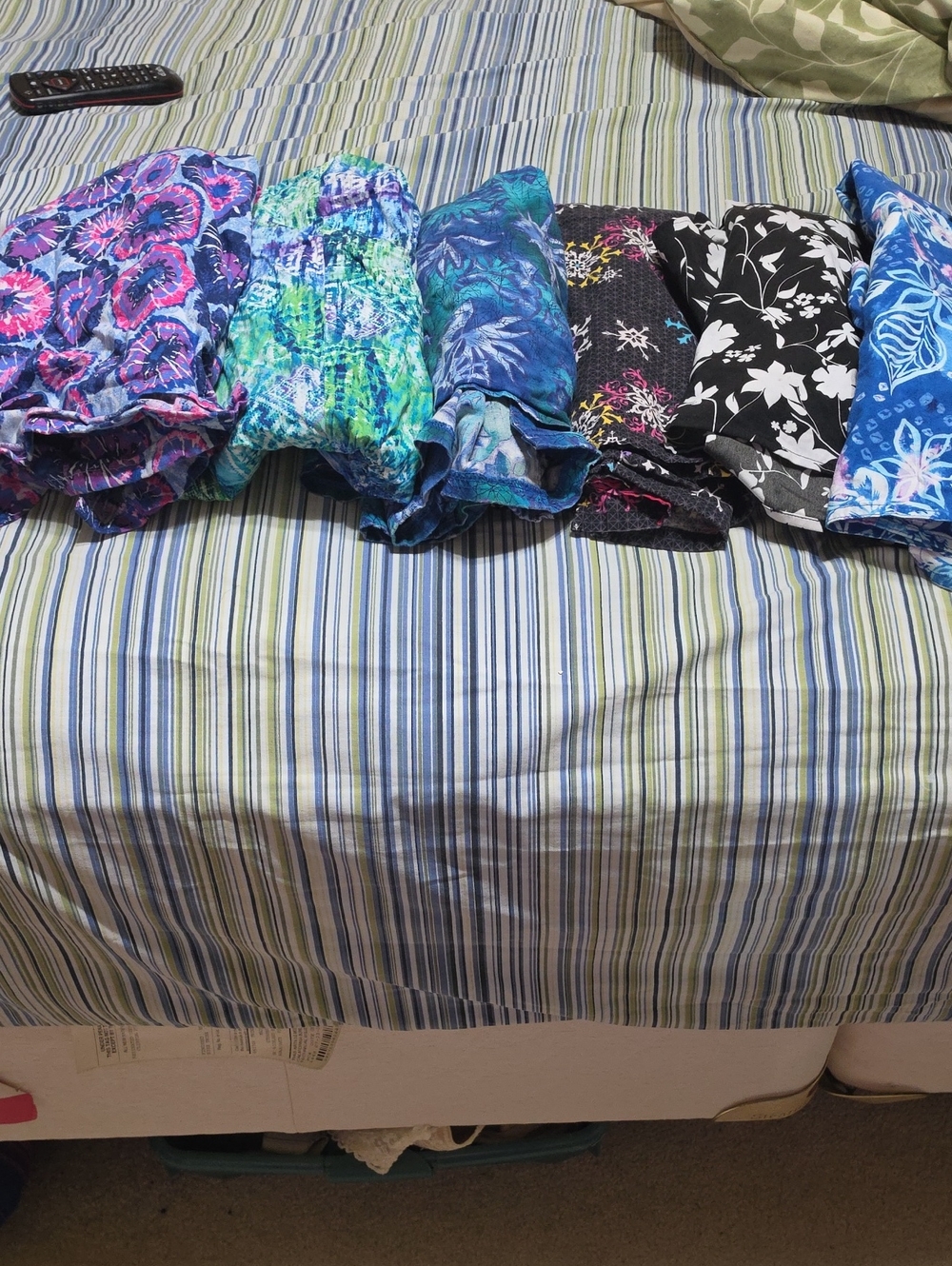 Colorful Mixed Print Scrub Top Bundle - Floral & Tropical Patterns $5 Each